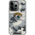 NFL Jacksonville Jaguars Camo iPhone 15 Pro Clear Case